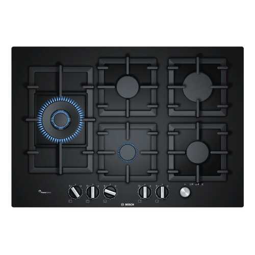 Встраиваемая варочная панель газовая Bosch PPS7A6M90 Black