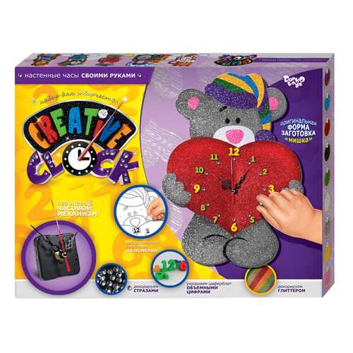 Аппликация из страз, пайеток Danko Toys Мишка