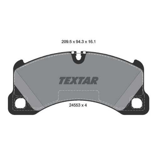 Комплект тормозных дисковых колодок Textar 2455301