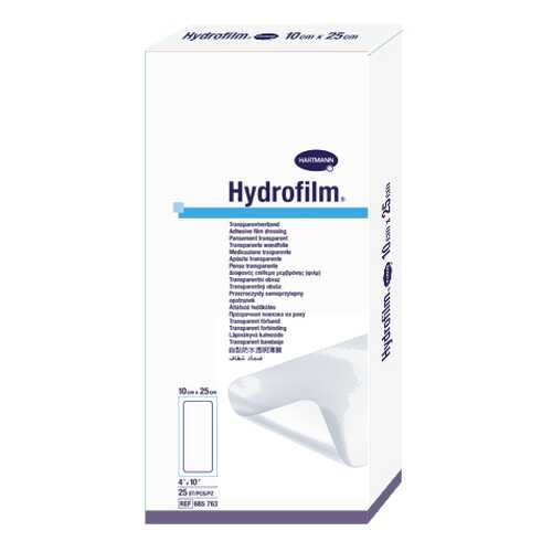 Самофиксирующаяся повязка HARTMANN Hydrofilm прозрачная 10 см х 25 см 25 шт.