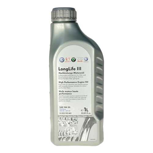 Моторное масло VAG LongLife III 5W-30 1л