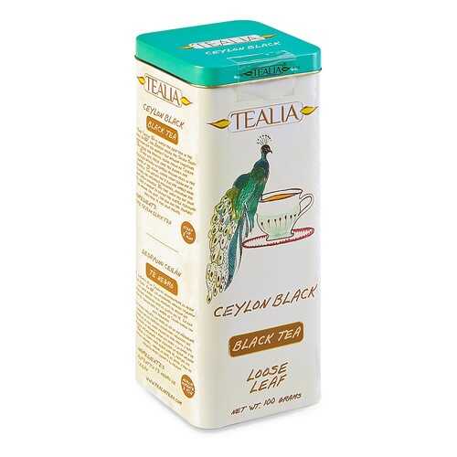 Чай черный TeaLia Ceylon листовой 100 г