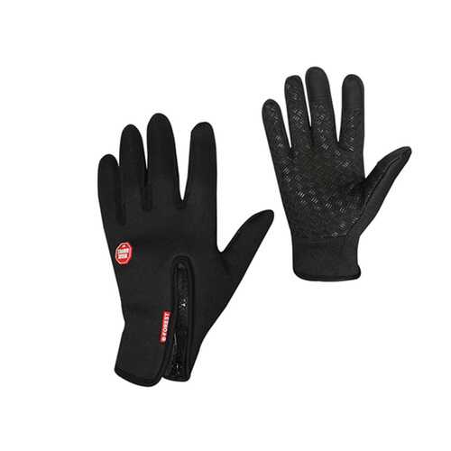 Велосипедные перчатки MoscowCycling MC-GLOVE-01, черные, 9,5