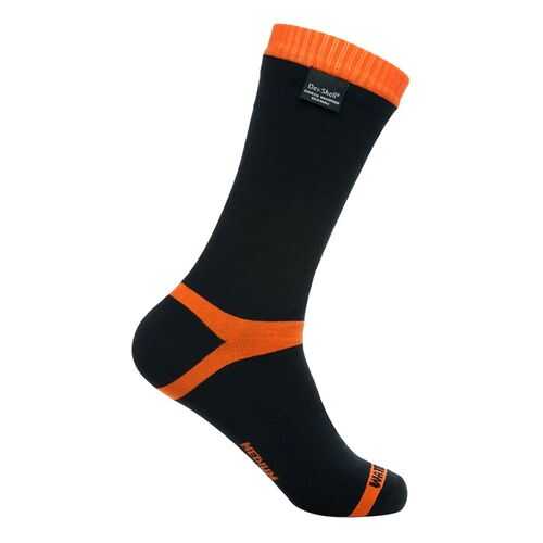 Носки DexShell Waterproof Hytherm PRO 2018 черно-оранжевые, размер 36-38