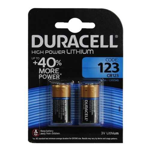 Батарейка Duracell CR123A-2 3V 2 шт
