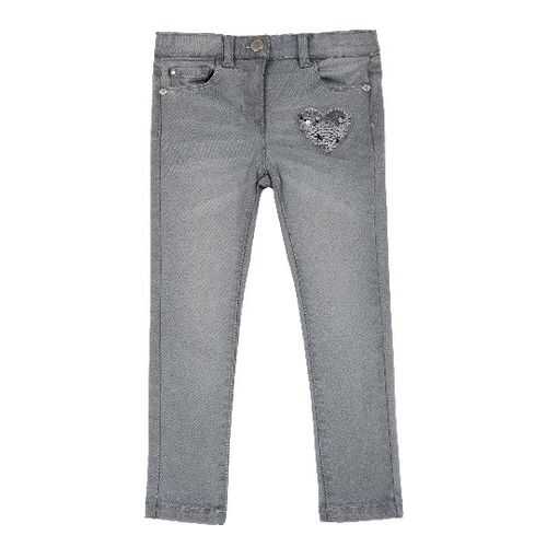 Джинсы Chicco для девочек р.116 цв.серый