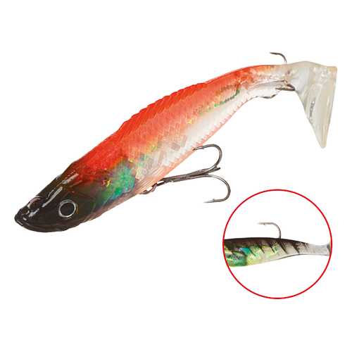 Виброхвост оснащенный Mikado Crystal Fish WXH-59 10 см, 57, 2 шт.
