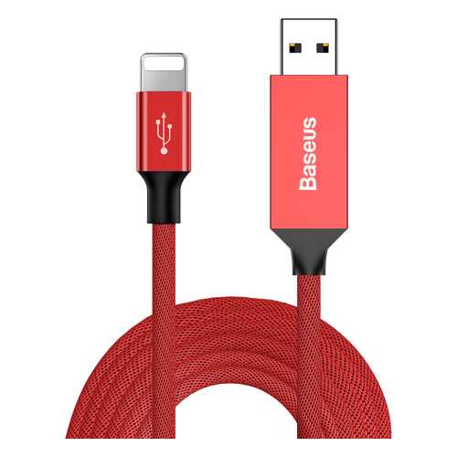 Кабель Baseus Artistic Lightning 5m Red