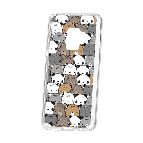 Чехол Kruche Samsung Galaxy S9 Print Медвежата