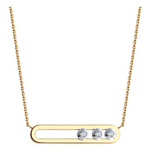 Колье SOKOLOV из золота с фианитами Swarovski 81070033 40