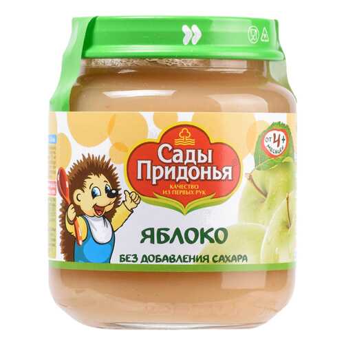 Пюре фруктовое Сады Придонья Яблоко с 4 мес. 120 г