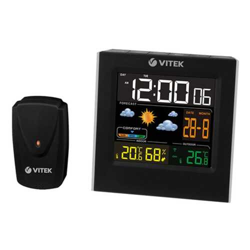 Беспроводная метеостанция Vitek VT-6411 Черный