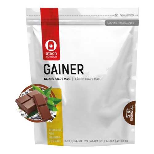 Atech Nutrition Гейнер aTech Nutrition Gainer Start Mass, 5000 г, вкус: шоколад