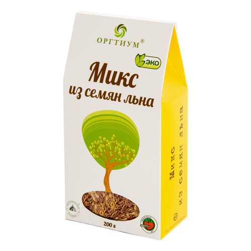 Микс семян льна Оргтиум темный и светлый 200 г
