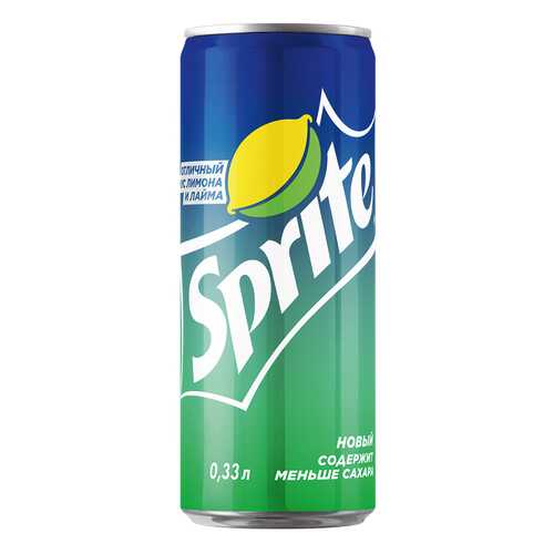 Напиток газированный Sprite жестяная банка 0.33 л