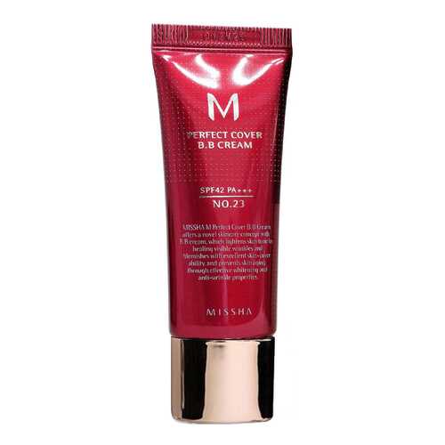 BB средство Missha M Perfect Cover Cream 23 Натуральный бежевый 20 мл