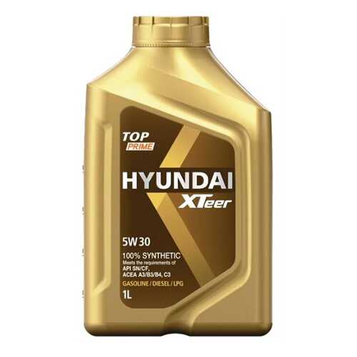 Моторное масло 5w30 Hyundai Xteer 1л Синтетика Top Sn/Cf,C3 Hyundai Xteer 1011004