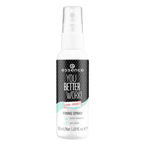 Спрей для лица essence You better work! для фиксации макияжа 50 мл