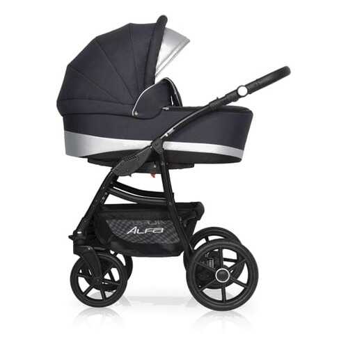 Коляска 2 в 1 Riko Basic Alfa Ecco графит-серый 01