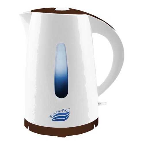 Чайник электрический Великие Реки Томь-1 White/Brown