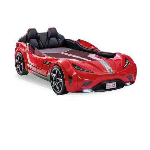 Кровать-машина Cilek Carbed GTS красная 100х190