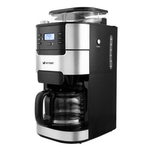 Кофеварка капельного типа Kitfort КТ-720 Black/Silver