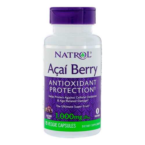 Антиоксидант Natrol AcaiBerry 60 75 капс.