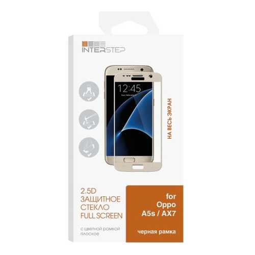 Стекло InterStep для Oppo A5s/AX7 Black