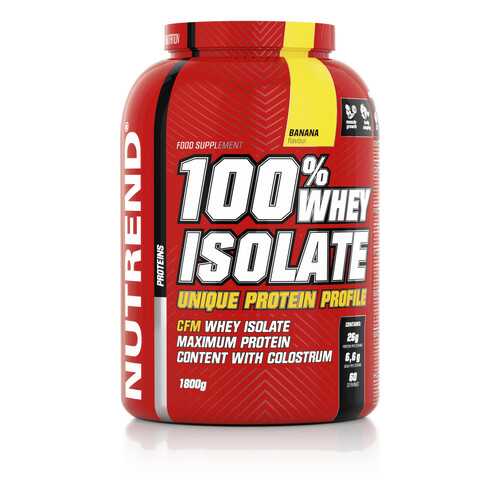 Протеин NUTREND 100% Whey Isolate (1.8 кг) банан