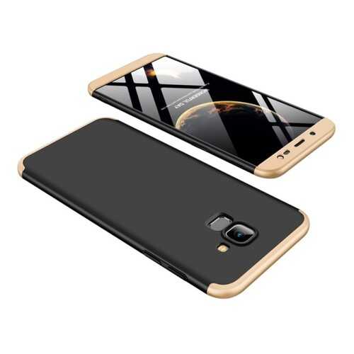 Чехол GKK LikGus для Samsung J600F Galaxy J6 (2018) Black/Gold