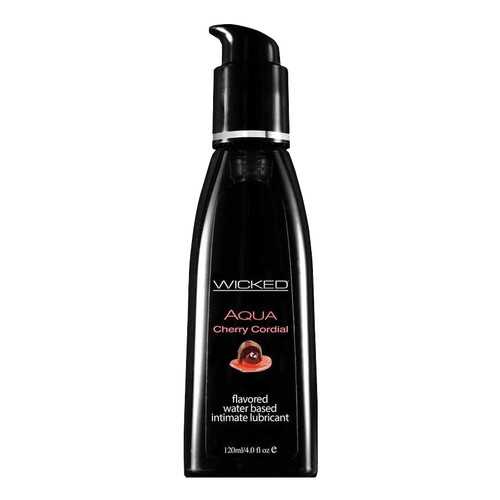 Лубрикант WICKED AQUA Cherry Cordial с ароматом вишневого ликера 120 мл.