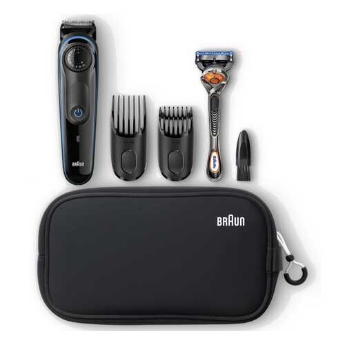 Триммер для бороды Braun BT3940TS + Бритва Gillette