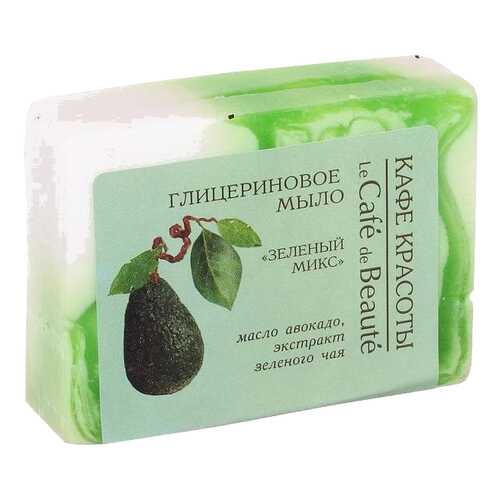 Косметическое мыло Кафе красоты Зеленый микс 100 г