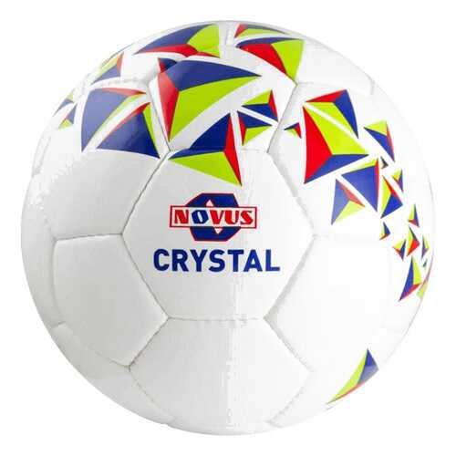 Футбольный мяч Novus Crystal №4 белый/красный/синий