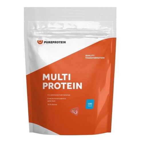 Протеин PureProtein Multi Protein 3000 г клубника со сливками