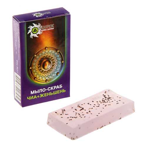 Косметическое мыло Бизорюк Фабрика здоровья С семенами Чиа и эфирным маслом женьшеня 50 г
