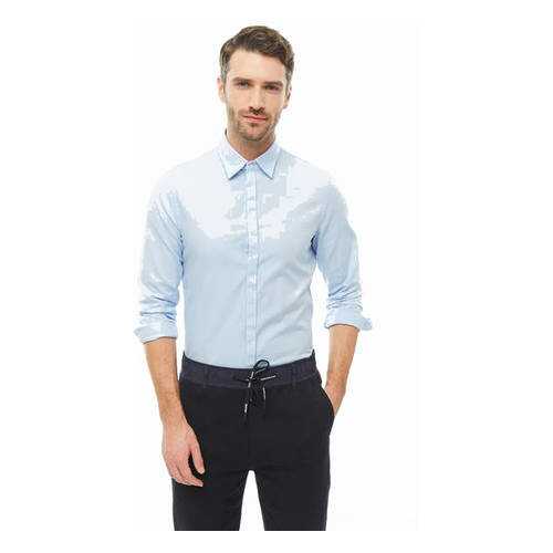 Рубашка мужская Armani Exchange 8NZCBG Z8ANZ 0536 синяя L