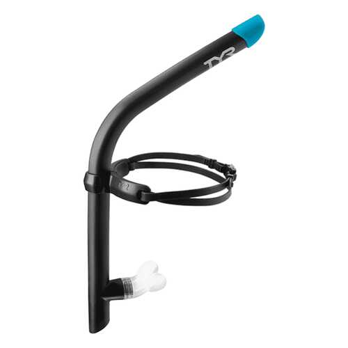 Трубка для плавания TYR Ultralight Snorkel 2.0 LSNRKL2 черная (001)
