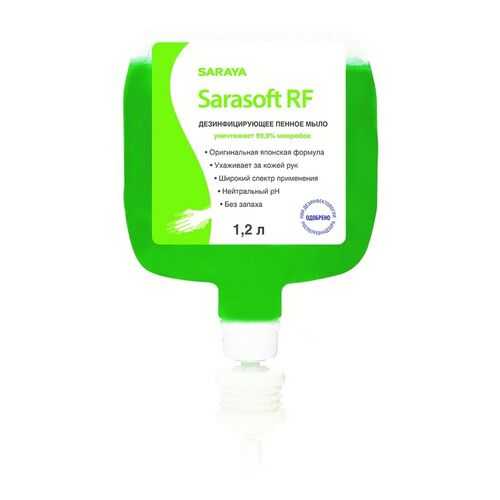 Дезинфицирующее пенное мыло Sarasoft RF 1,2 л