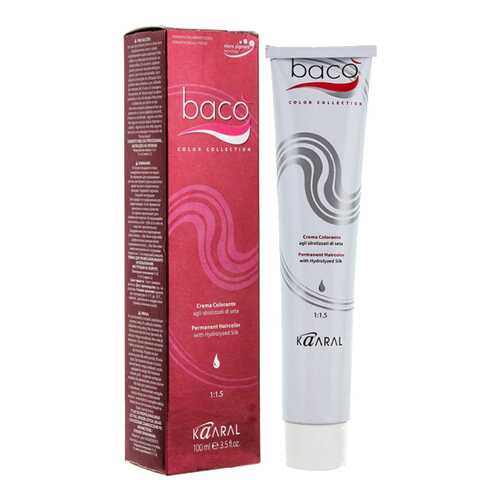 Краска для волос Kaaral Baco Color 7.01 Натуральный пепельный блондин 100 мл