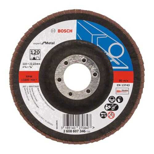 Круг лепестковый Bosch 115мм K40 Best for Metal 2608607322
