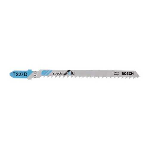 Набор пилок для лобзика Bosch T 227 D, HSS 2608631671
