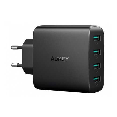 Сетевое зарядное устройство Aukey Wall Charger 4 USB 8A Black