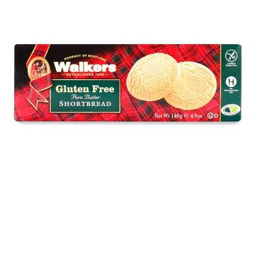 Печенье Walkers Круглое песочное без глютена 140 г Великобритания