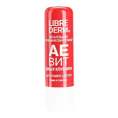 Гигиеническая помада Librederm Aevit A&E Vitamins Lipstick Дикая Клубника 4 г