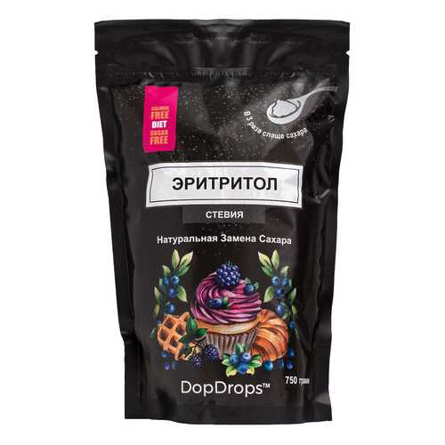 Эритритол/стевия DopDrops 3:1 750 г в Магнит
