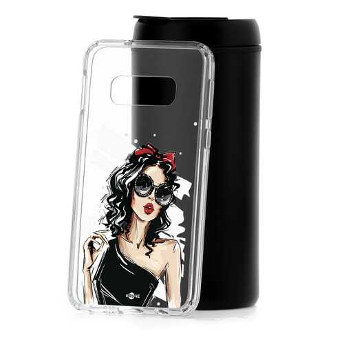 Чехол Samsung Galaxy S10e Kruche Print Фэшн леди
