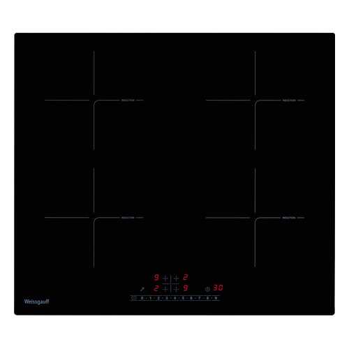 Встраиваемая варочная панель индукционная Weissgauff HI 640 BS Black
