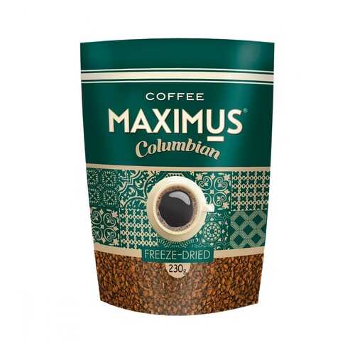 Кофе Maximus Columbian растворимый 230 г