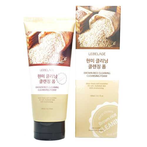 Пенка для умывания Lebelage Brown Rice Cleansing Foam 160 мл